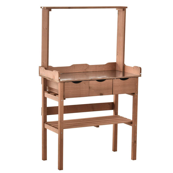 Sol 27 Outdoor Aaliegha Potting Bench Wayfair.co.uk